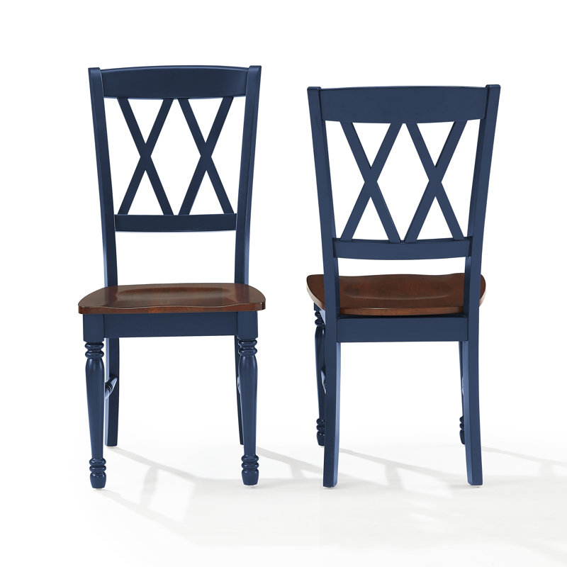 Dunblane 17.5'' H Side Chair, Navy