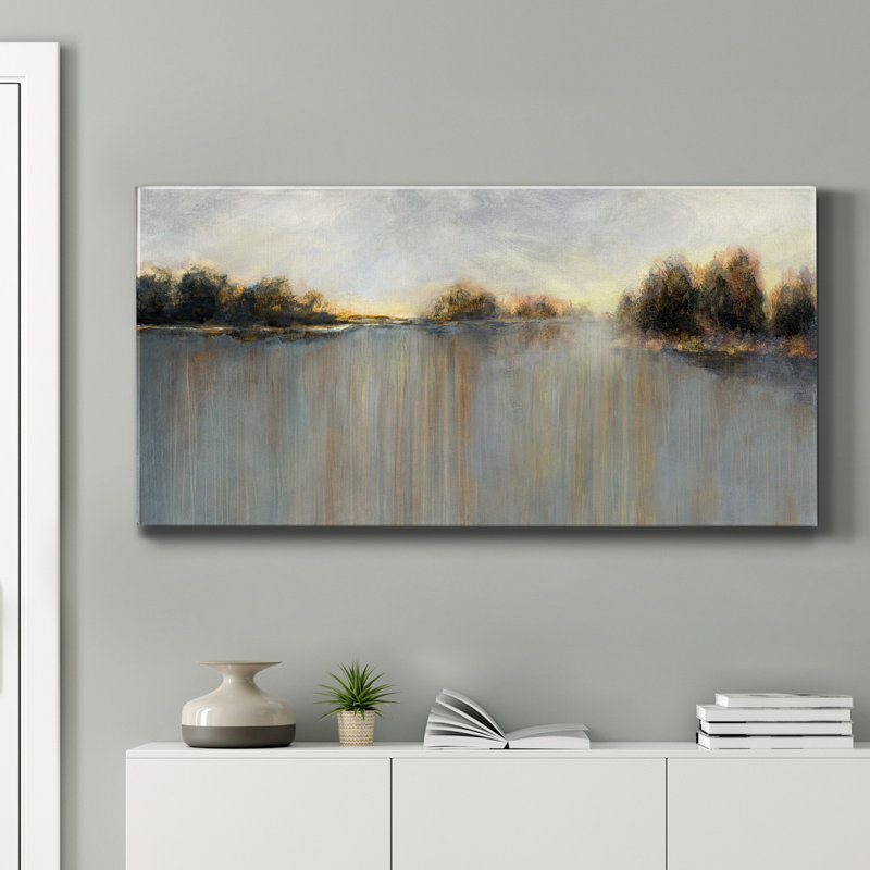 «Rain at Dawn», reproduction sur toile tendue, H 24 po x l 12 po x P 1 po