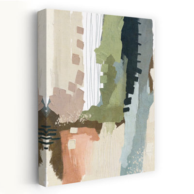 Pieces 1 Abstract Contemporary Elegant Rose Wall Art