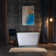 48'' x 27.5'' Freestanding Rectangular Bathtub with Integrated Seat, Non-Slip, for Small Spaces