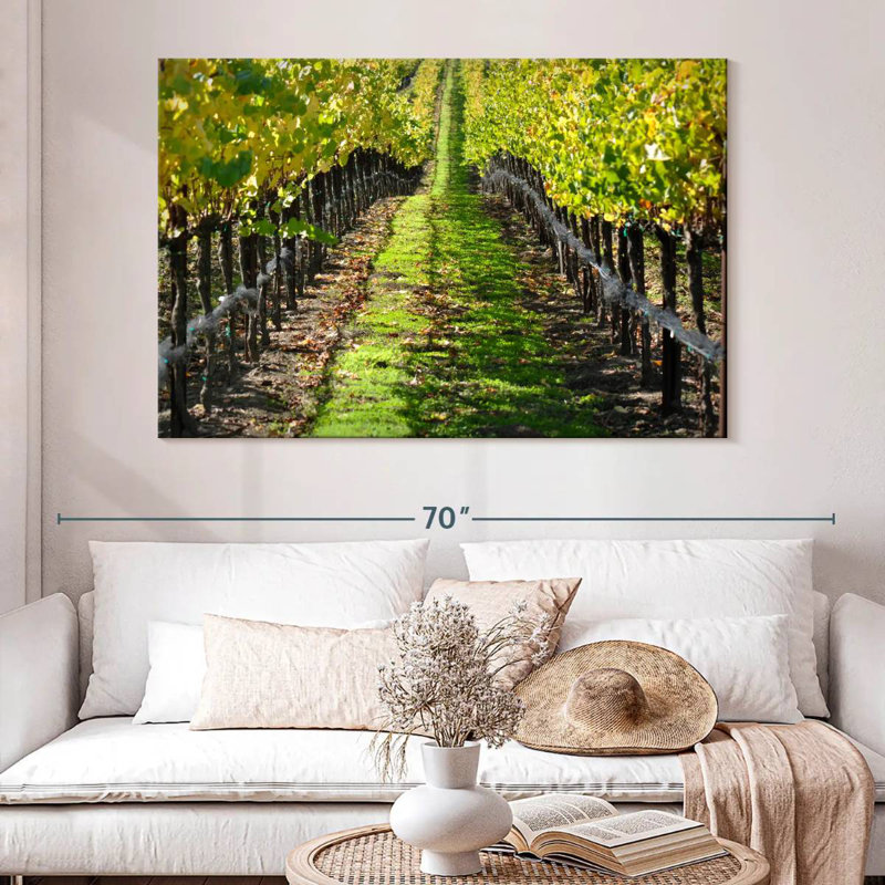Yarlin Napa Valley Vineyard, H 34 po x l 51 po