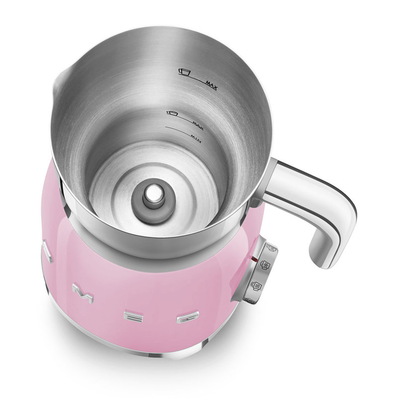 SMEG 50's Retro Style Milk Frother, Pink