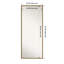 Miroir pleine grandeur en bois non biseauté, cadre en bronze Pearce - miroir de plancher, miroir mural-2074648261