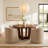 Amir Oak Round Dining Table
