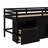 Jonee Loft Bed With 4 Drawers-381600878