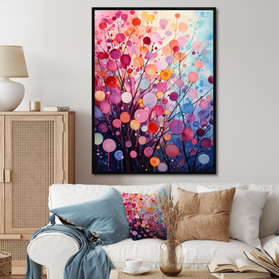 «Lual Pink Futuristic Fusion I», reproduction sur toile