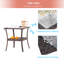 2 repose-pieds en rotin de patio 2 pièces, repose-pieds en osier d'extérieur avec coussin amovible et structure en acier-1059568570-1059568565
