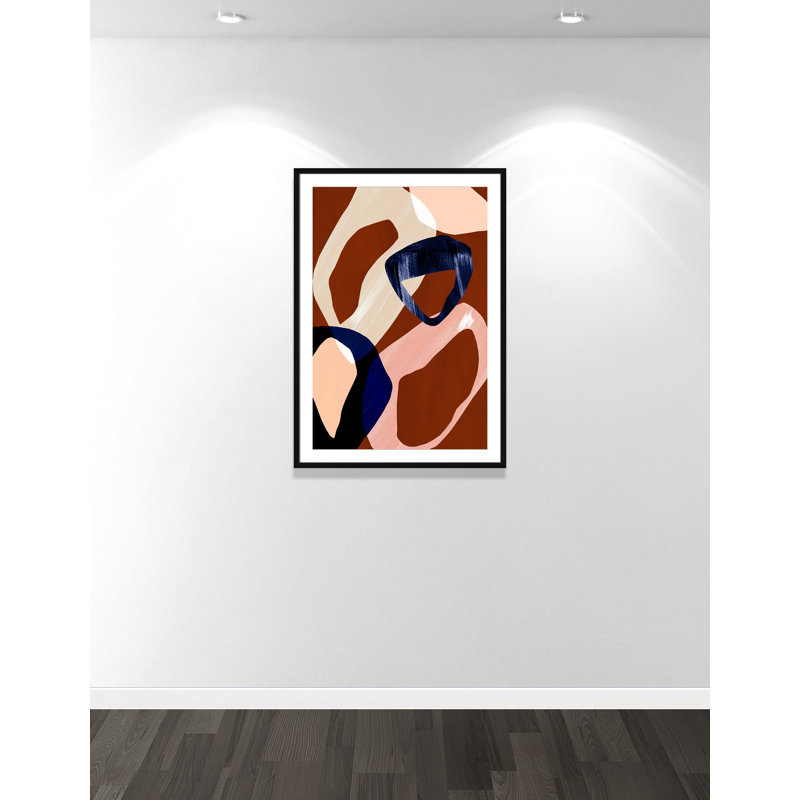 Loop I Print par Violets Print House, 29.5'' W x 41.5'' H, Imprimé mat, Noir satiné