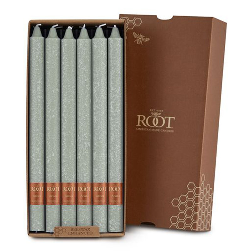Bougie Timberline Arista, H 9 po x l 0,88 po x P 0,88 po, Vert sauge