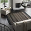 Striped Area Rug in Beige/Slate Gray-106953588