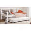 Lit de jour simple en métal 1pc avec lit gigogne en métal de style contemporain prêt pour le matelas-1207934343