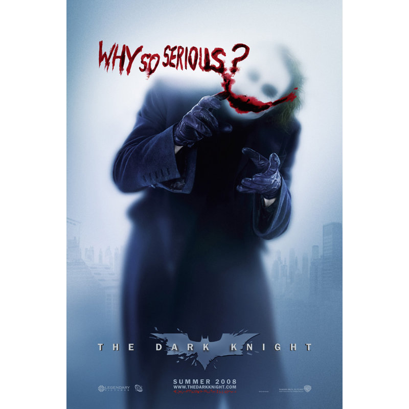 Batman The Dark Night, H 24 po x l 16 po