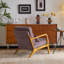 Fauteuil en chenille Mid-Century-134099087