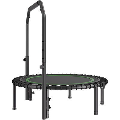 Mini trampoline d'exercice 40 "pliable pour adultes avec poignée