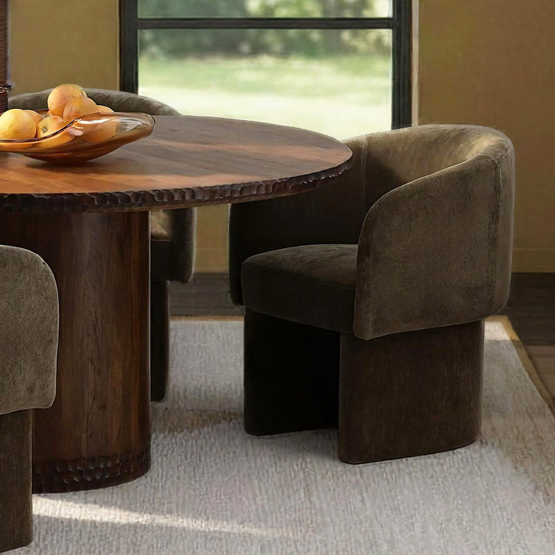 Ynes Dining Chair Olive, Moss Olive