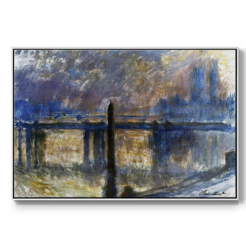 Pont Charing Cross, aiguille de Cléopâtre, 1899, H 37 po x l 25 po x P 2 po, Blanc