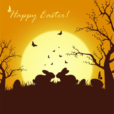 " Two Easter Rabbits " by Losw