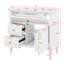 Meuble-lavabo 36 po avec lavabo, tiroir coulissant, porte à fermeture en douceur, bois massif et panneau de fibres à densité moyenne, tiroirs basculants et tablette réglable-220827947