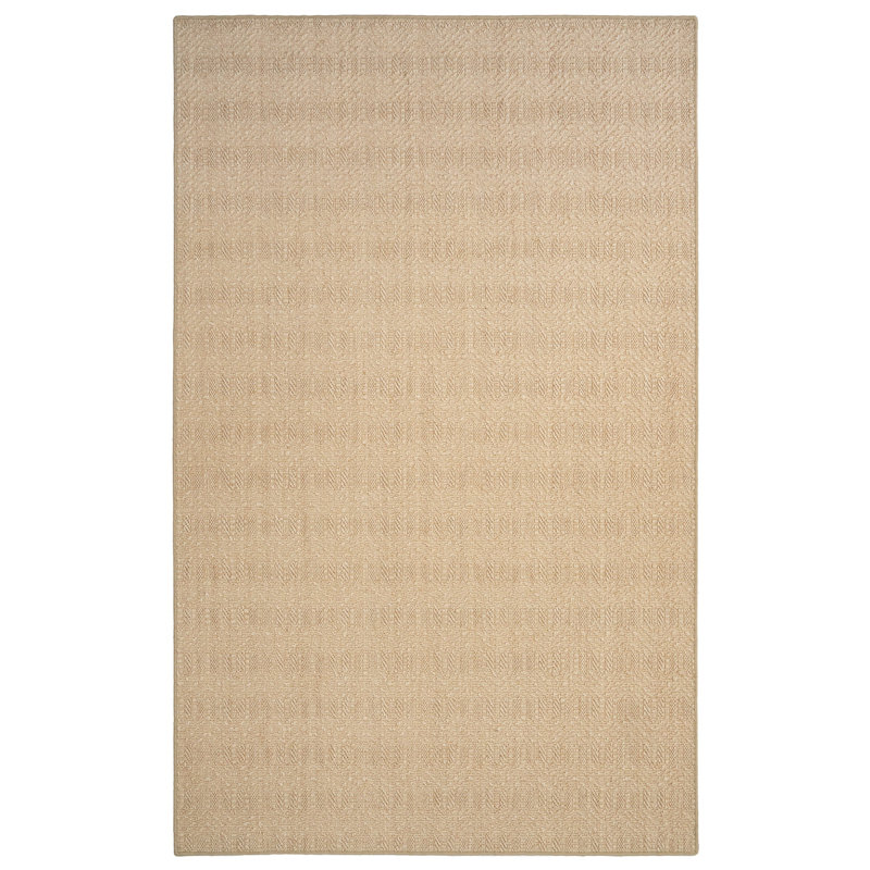 Chenyu Jute/Sisal Geometric Indoor Rug, Rectangle 3' x 5'