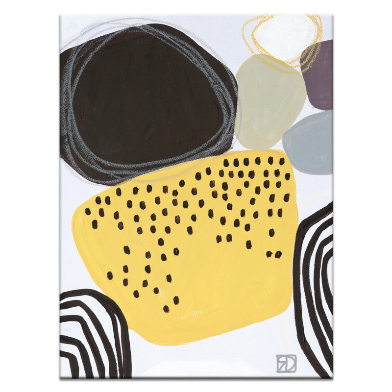 Tribal by Rhonda Davies - Painting, Canvas, 51cm H x 41cm W