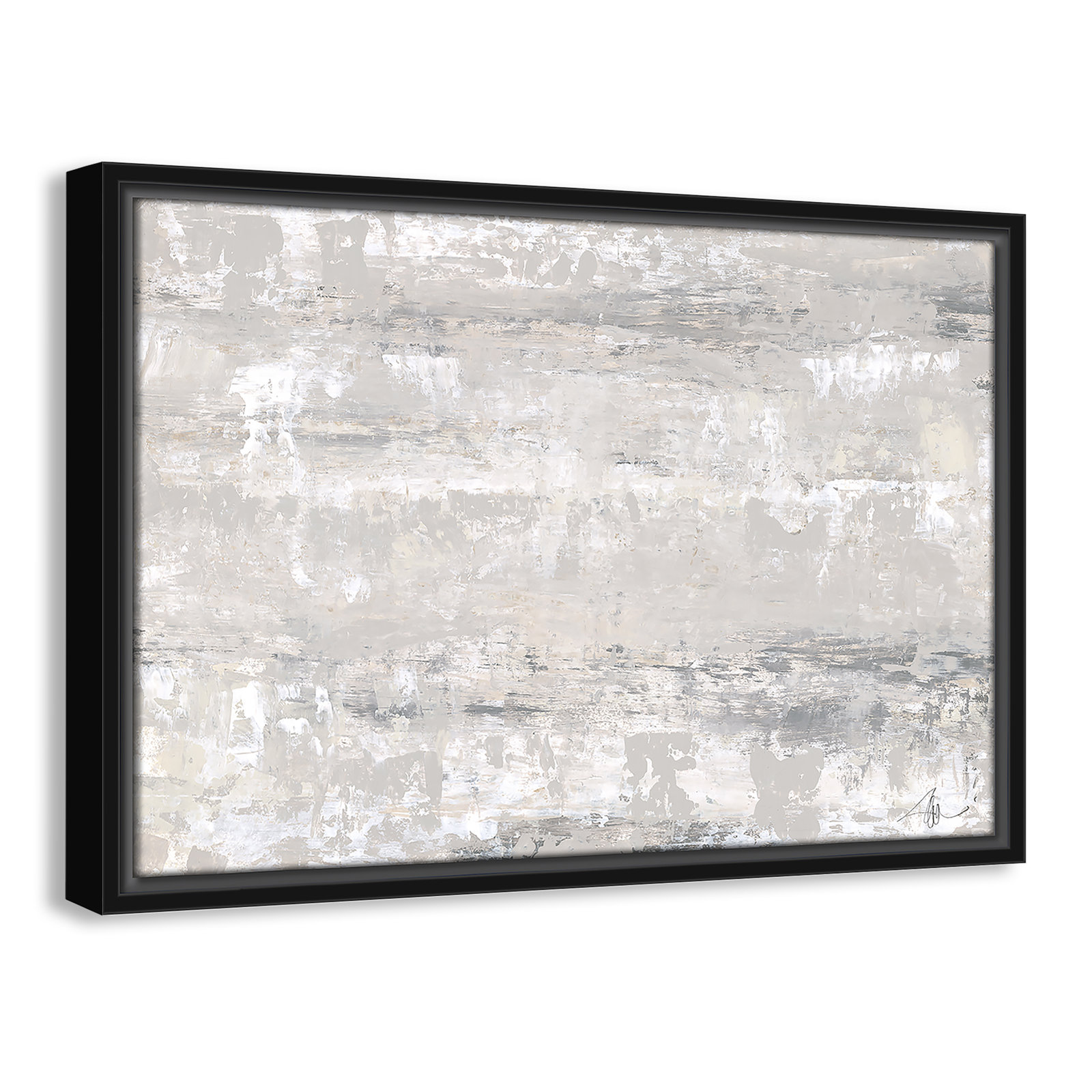 Tryston "Desert Winds" Print by Filippo Ioco, Black Framed Canvas, 13.5" H x 19.5" W x 2" D