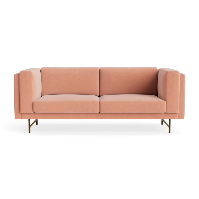 Coffer Sofa, 82, Clay Velvet