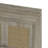 4-Doors Rattan Mesh Storage Cabinet, Sideboard With Eight Storage Spaces, For Entryway, Living Room, Hallway (Grey With Woodgrain)-253433983