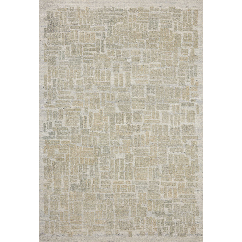 Laronde Pebble / Sage Area Rug, Rectangle 3'6" x 5'6"