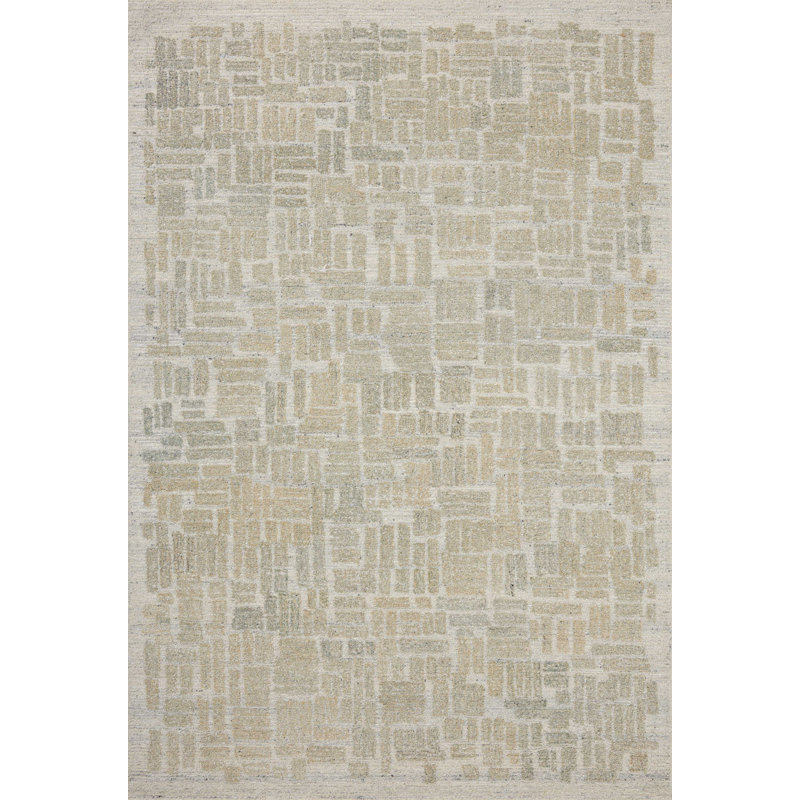 Tapis galet / sauge Laronde, Rectangle 7 pi 9 po x 9 pi 9 po