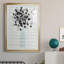Bouquet de noir et blanc - Cadre photo, reproduction d'art sur papier-1768246565-1768246575