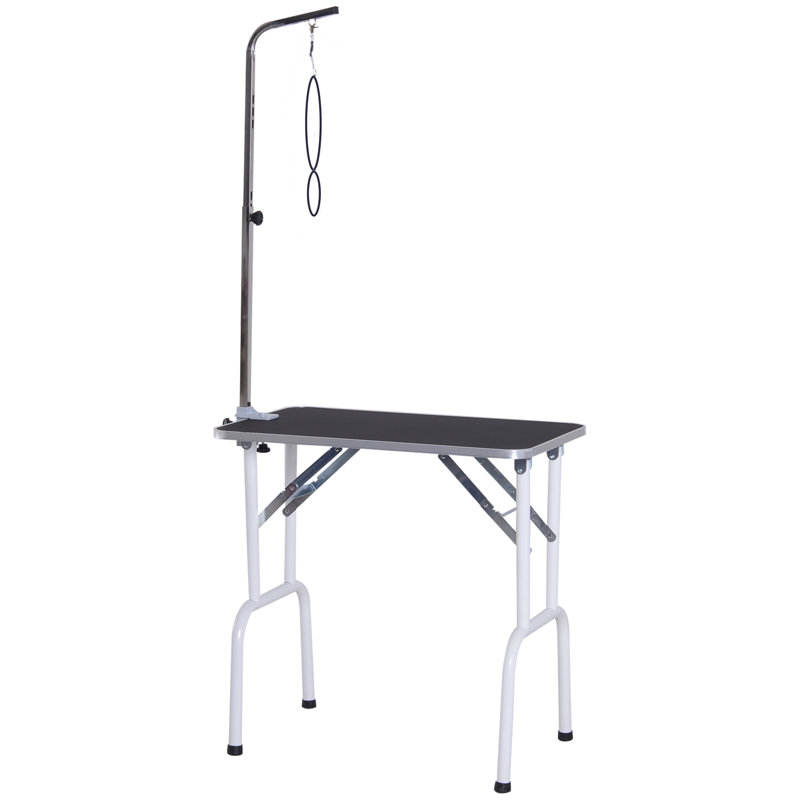 80cm H x 81cm W x 48cm D Metal Foldable Folding Grooming Table