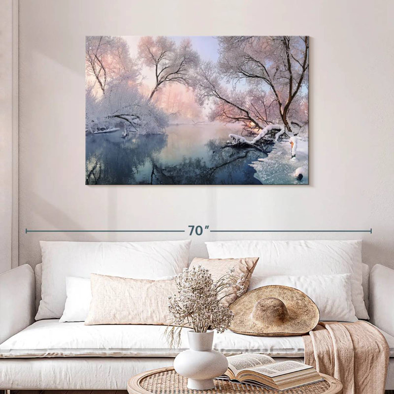 Alvord Winter Draped Landscape, 30" H x 45" W