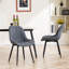 Chaise d'appoint rembourrée en similicuir Chardee-1647928888