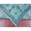 Tapis bleu en laine noué à la main de style médaillon Kazak 7 pi 9 po x 9 pi 6 po 34B78C0EB01D456C8C88917C409CE386