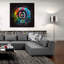 Art mural en verre acrylique 12 po x 12 po «Ordi Crypto Power» par Epic Portfolio-101651234