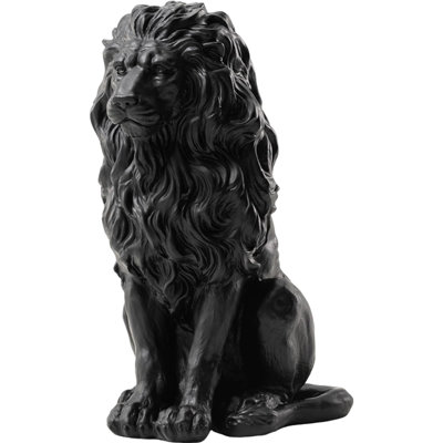 Lion Statue, Resin Outdoor Guardian Sculpture, Simulated Animal Decor for Villa, Garden, Park & Resort, Patriotic Independence Day Decoration for Home