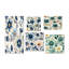 Lorimier - Ensemble de 5 reproductions d'art sur toile florales-103335072