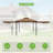 Backyard Expressions 10' X 10' Gazebo W/ Two Extending Side Panels