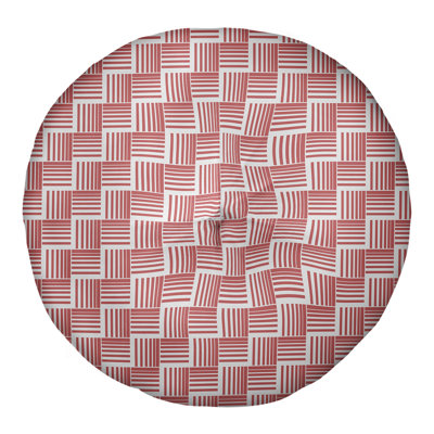 Coussin de sol classique à rayures Baskettressées