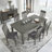 Frisby Extendable Solid Wood Base Dining Table