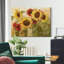 «Sunflower's Delight» par J Paul, reproduction d'art sur toile tendue-773550772