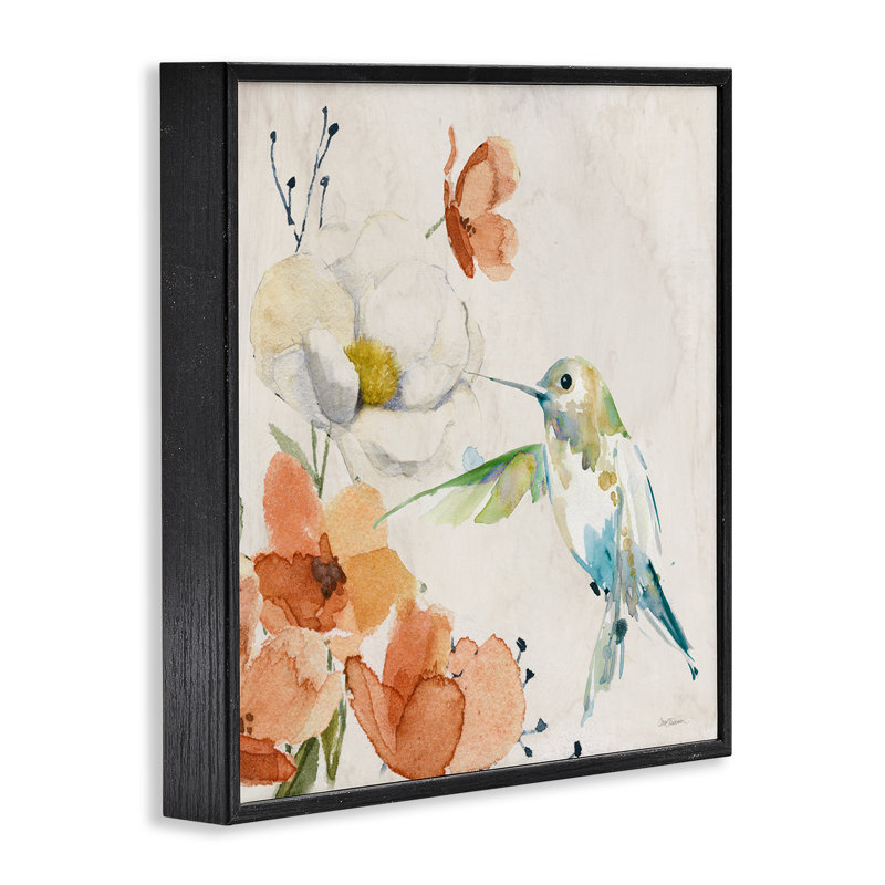 Art de giclée encadrée par Carol Robinson, H 12 po x l 12 po, Giclée encadrée noir minuit