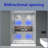 56-60" W X 72" H Double Sliding Shower Door ,1/4" (6Mm) ANSI/SGCC Tempered Glass,Fingerprint,Resistant Design-117354473