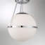 Plafonnier 1 lumière Amirah en chrome-839388493