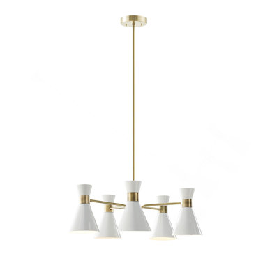 Lustre en métal 5 lumières
