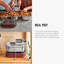 Set of 2 Steel Food Box Large 1200ml - Grey