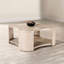 Table basse 1 pièce avec rangement ouvert