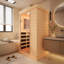 Erommy Mini Infrared Sauna, Home Spa Sauna With Bluetooth, Digital Control And Fast Heating