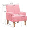 Fauteuil classique avec pieds élégants en bois, pour le salon-753221790