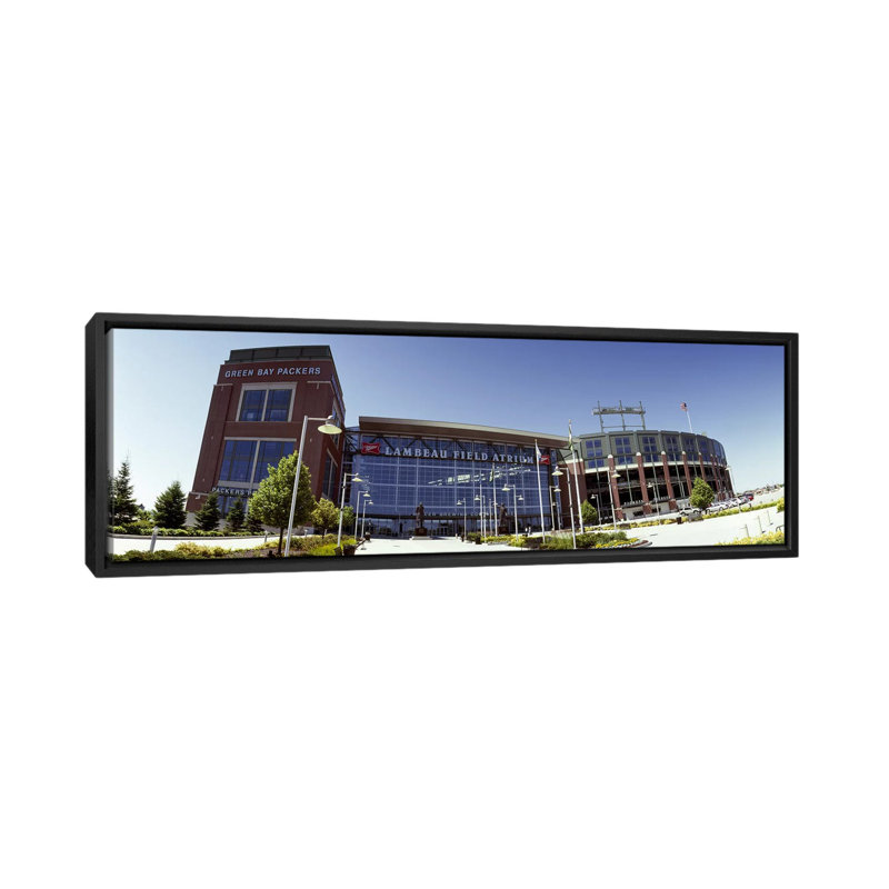 «lambeau field, green bay, wisconsin', reproduction de photo sur toile, H 16 po x l 48 po x P 1,5 po, Toile tendue